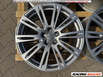 R20 5x112 Original Audi A8 S8 4H D4 9J ET37 gyári új demo alufelnik