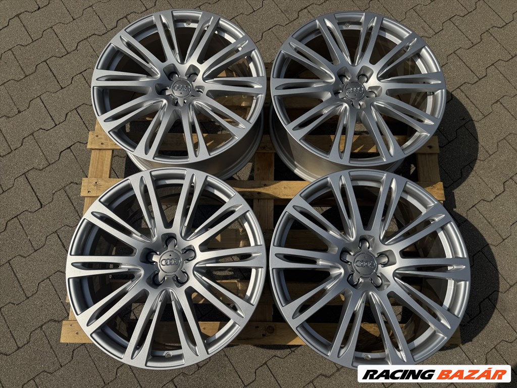R20 5x112 Original Audi A8 S8 4H D4 9J ET37 gyári új demo alufelnik 3. kép