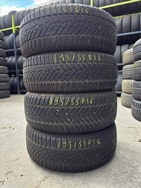 195/5516" használt Fulda kristall control hp téli gumi  1. kép