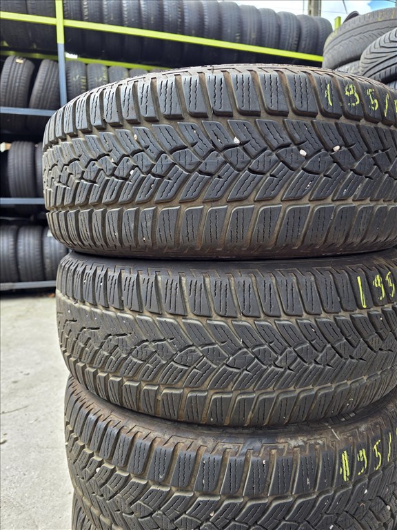  195/5516" használt Fulda kristall control hp téli gumi  3. kép