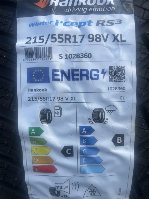 4db 215/55×17″ Hankook téli új gumiabroncs. (3691373) 2. kép