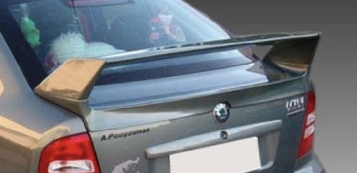 Skoda Octavia WRC stílusú dupla nagy szárny spoiler 3. kép