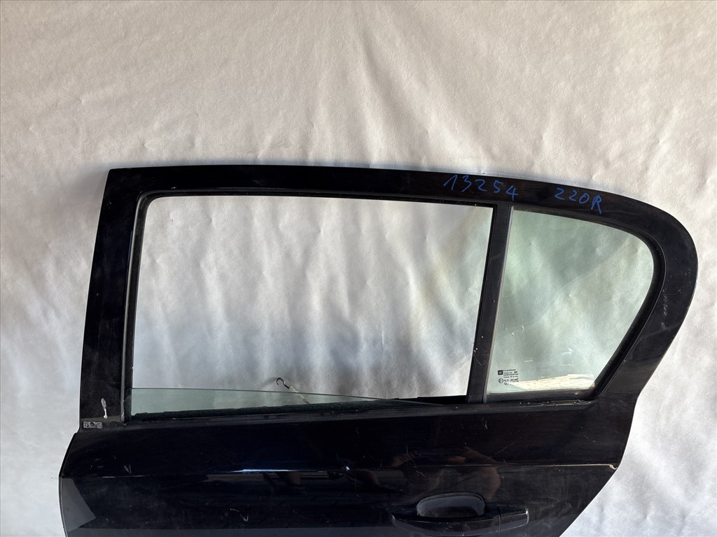 13254 Opel H astra Bal hátsó Ajtó Fekete Z20r 5 ajtós 3. kép