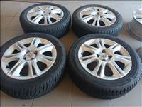  Opel d corsa c corsa e corsa 4x100 lyukosztású 16" használt alufelni, rajta 195/55 téli gumival