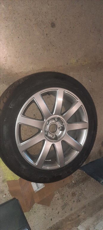  Audi A8 D3 pótkerék 5x112 lyukosztású 18" új alufelni, rajta 235/50 új Dunlop nyári gumi gumi  1. kép
