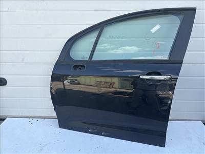 12876 citroen c3 ii. bal első 2010-2016 ajtó   fekete