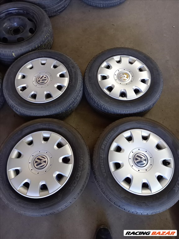 6x15 5x112 Vw lemezfelni 195/65r15 Hankook nyárival sxx3 1. kép