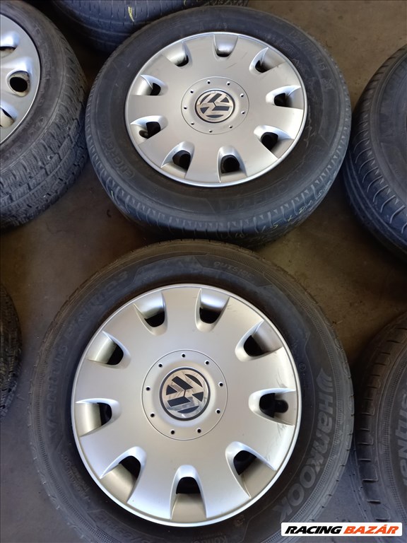 6x15 5x112 Vw lemezfelni 195/65r15 Hankook nyárival sxx3 2. kép