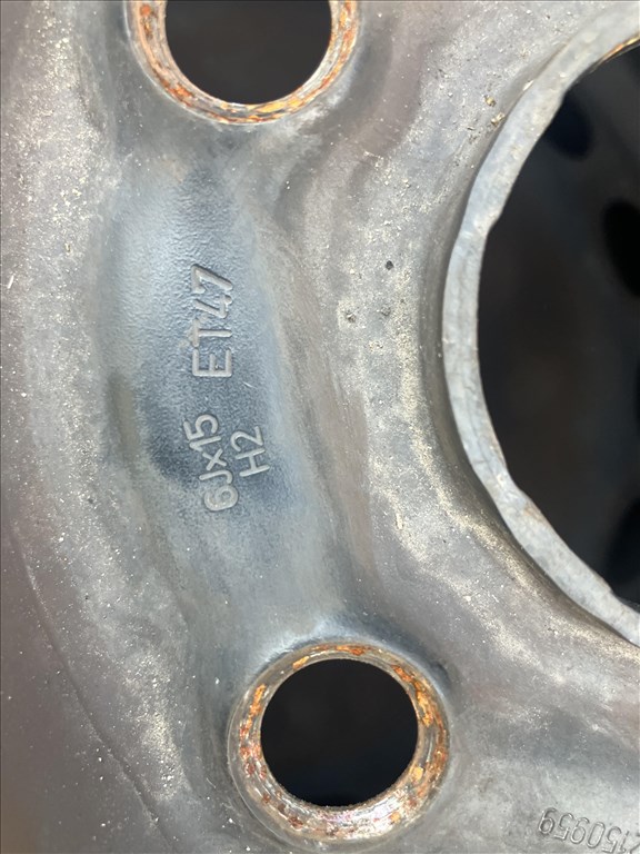  5x112 lyukosztású 6J 15" használt gyári lemezfelni 4. kép