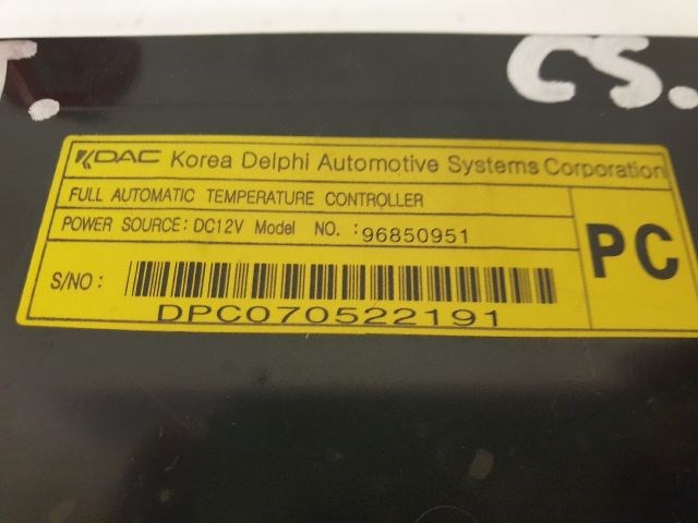 Opel Antara Fűtéskapcsoló DIGITKLÍMÁS  96850951 3. kép