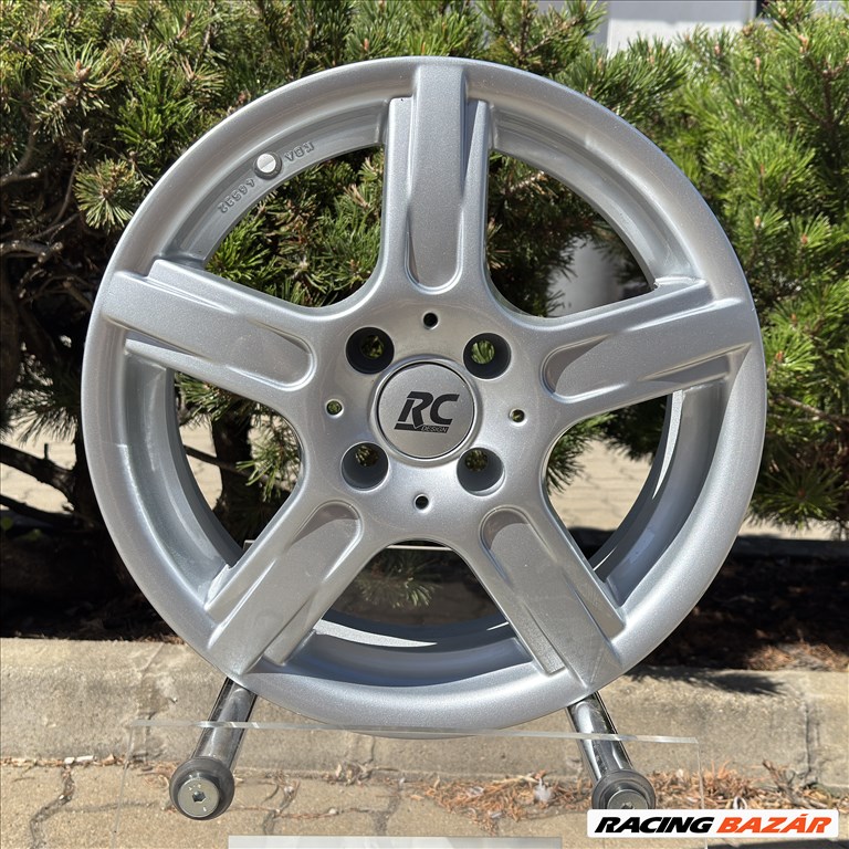 4x100 RC-Design 6x15" ET45 ⌀63,3 használt alufelni garnitúra  1. kép