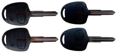 Mitsubishi Lancer Grandis ASX L200 Outlander Pajero kulcs kulcsház távirányító ház nyers kulcs 