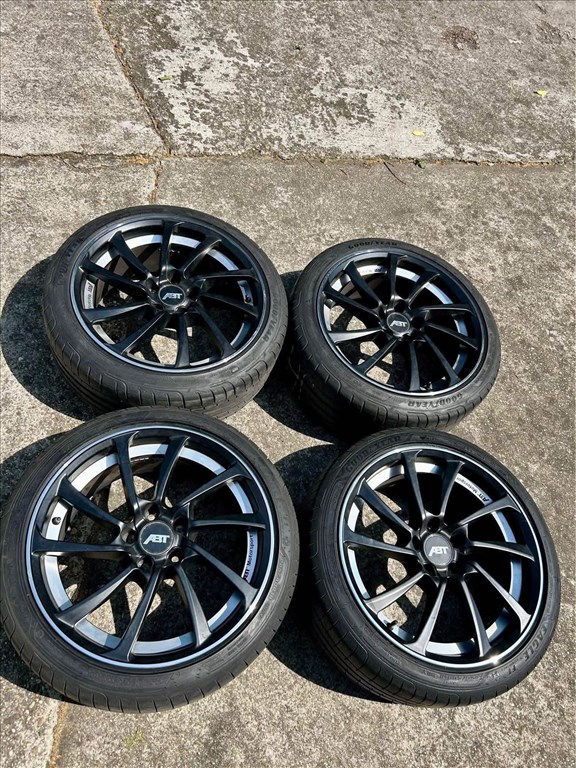  5x112 ABT MOTORSPORT 18”nyari AUDI,VW,SKODA,SEAT R18 Good Year  3. kép