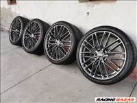 5x112 lyukosztású 20" használt OZ alufelni, rajta 235/55 használt Bridgestone nyári gumi gumi