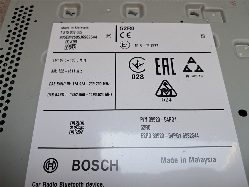 Suzuki Vitara (LY) navigációs fejegység, kijelző  3992054pg1 5. kép