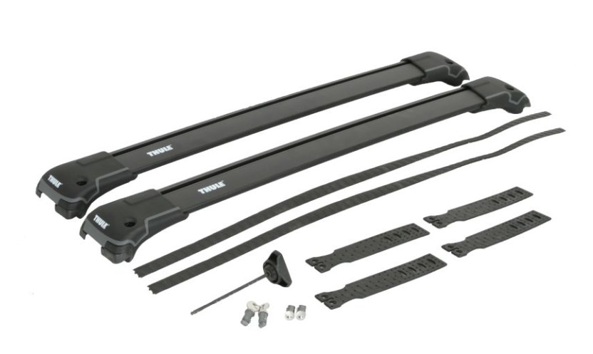 Thule Wingbar Edge 9581B alumínium tetőkorlátos csomagtartó rúd, fekete 70,4 cm 1. kép