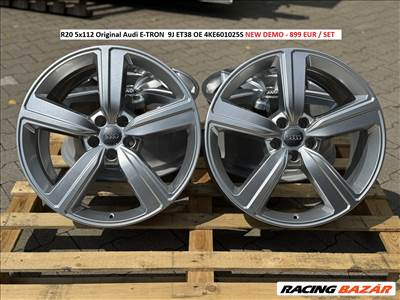 R20 5x112 Original Audi E-TRON  9J ET38 új demo gyári alufelnik felnik