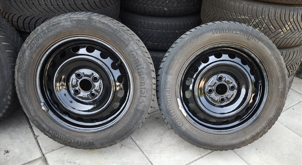  TOYOTA YARIS TÉLI GARNITURA ELADÓ!  CONTINENTAL WINTERCONTACT GUMIKKAL! 4x100 R15"  2. kép