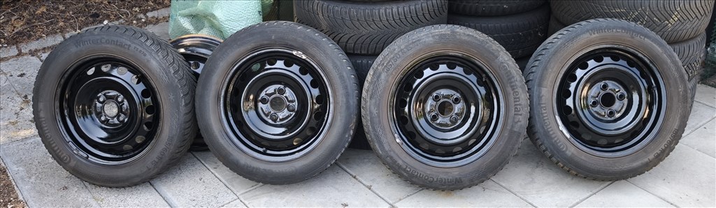  TOYOTA YARIS TÉLI GARNITURA ELADÓ!  CONTINENTAL WINTERCONTACT GUMIKKAL! 4x100 R15"  3. kép