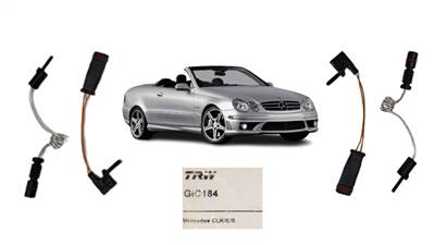 Mercedes E-osztály, Mercedes SL 280, Mercedes S-osztály fékbetét fékkopás jelző  trewgic184