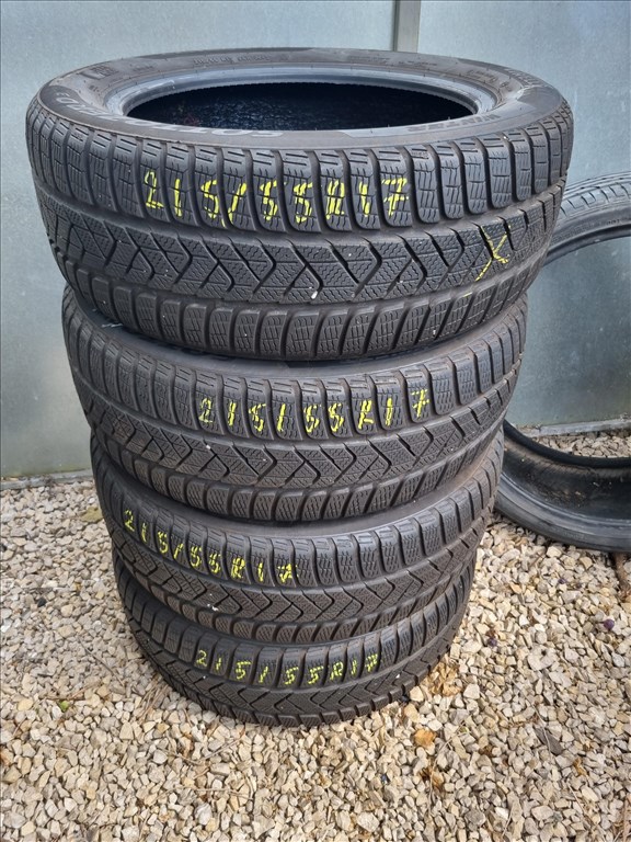  215/5517" újszerű Pirelli Sottozero 3 téli gumi 4db  1. kép