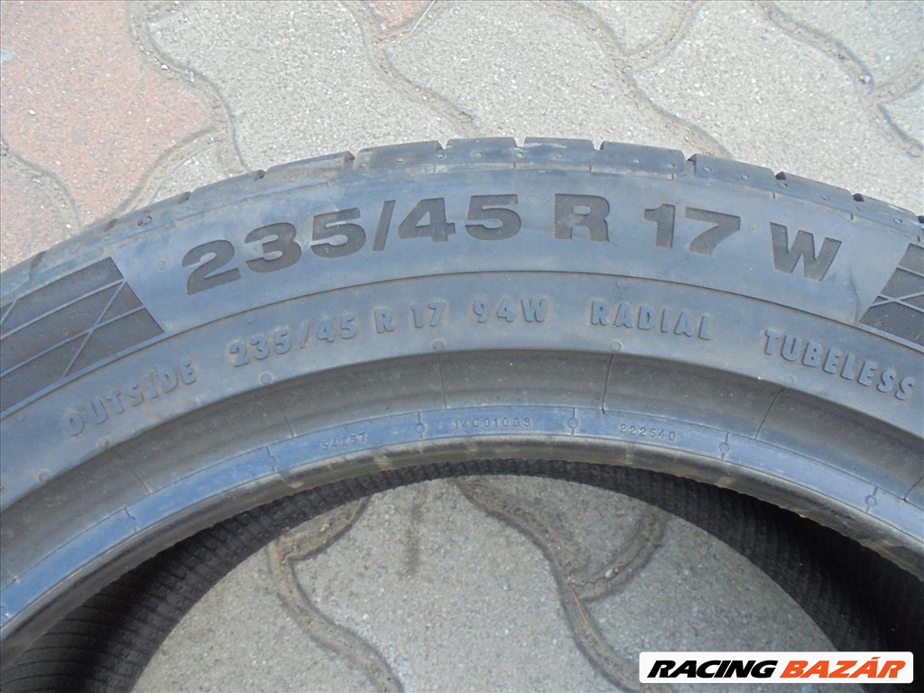 235/45 R 17-es 2023 Continental 1 db újszerű nyári gumi eladó 4. kép