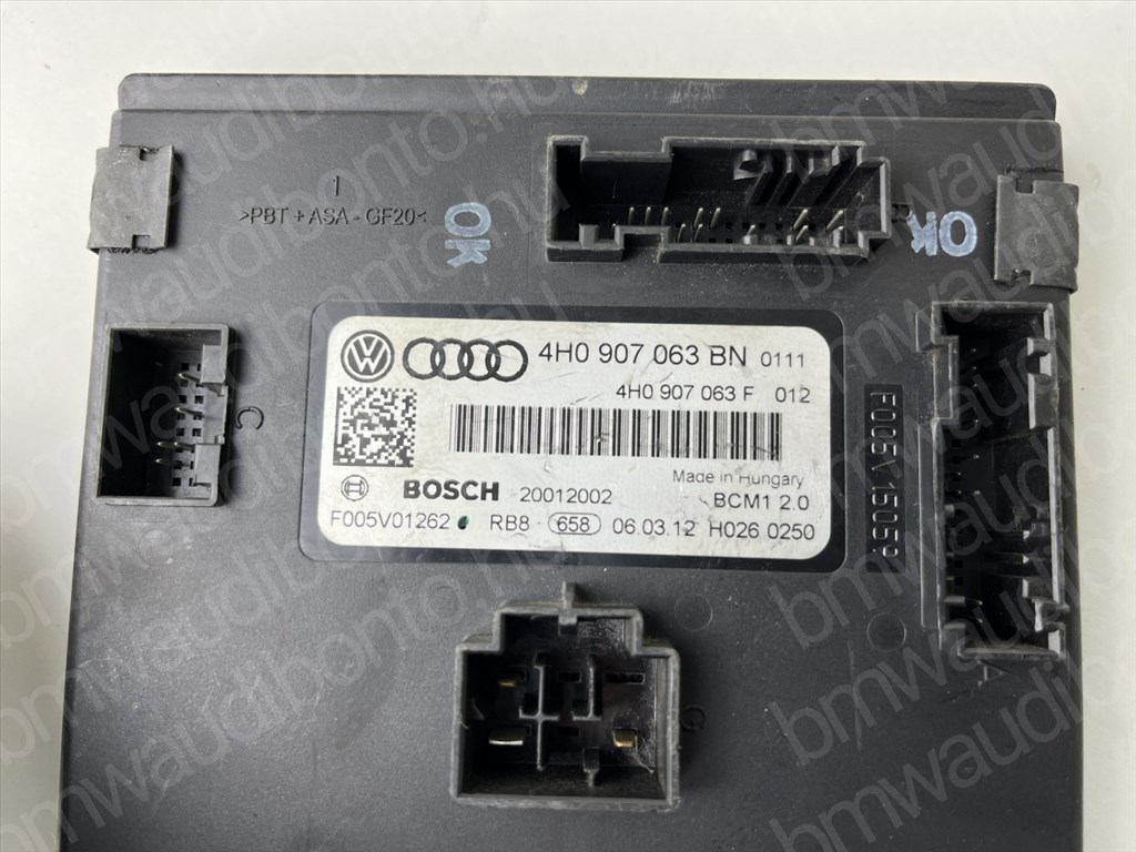 AUDI A6 C7 (4G2, 4GC) Komfort vezérlőegység/modul (4H0907063BN) 2. kép