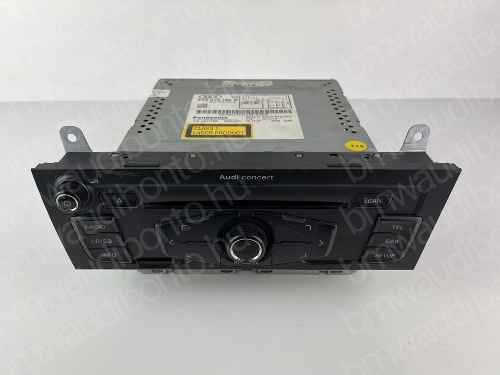 AUDI A4 B8 (8K2) HiFi Audio hangvezérlő egység (Rádió / CD) (8T2035186B) 1. kép
