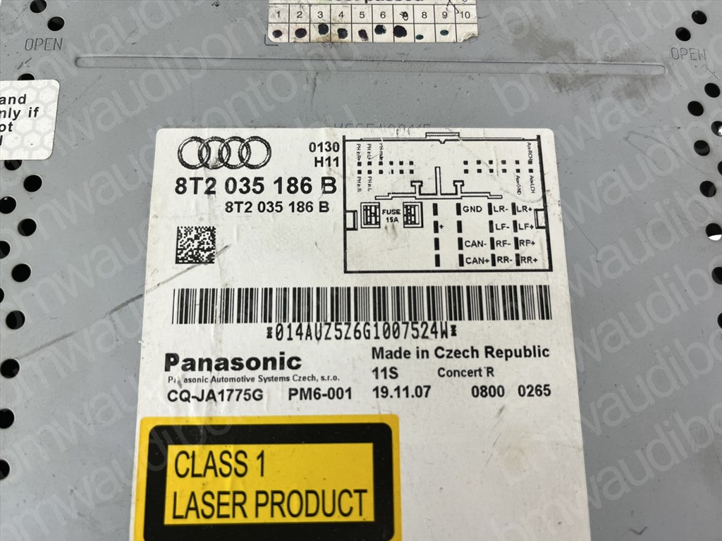AUDI A4 B8 (8K2) HiFi Audio hangvezérlő egység (Rádió / CD) (8T2035186B) 2. kép