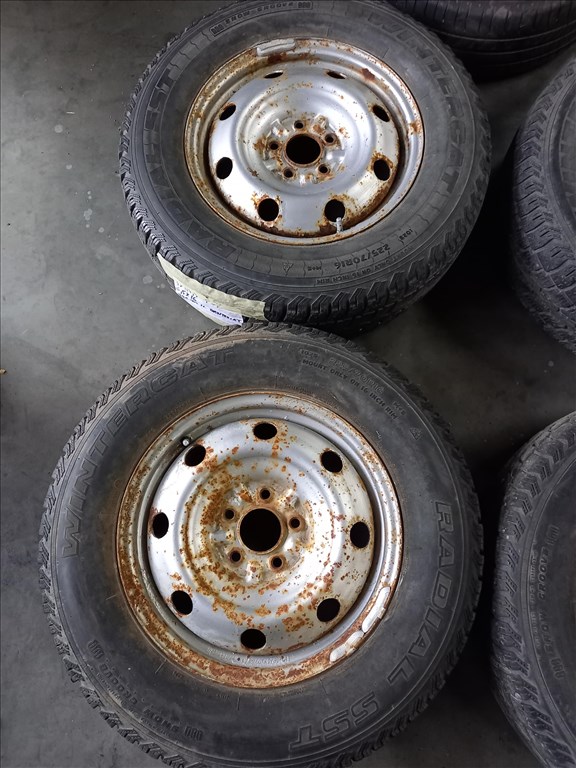 Fiat ducato 1-2-3 lemezfelni 5x118 6x15 195/70R15c nyárikkal sxx4 2. kép