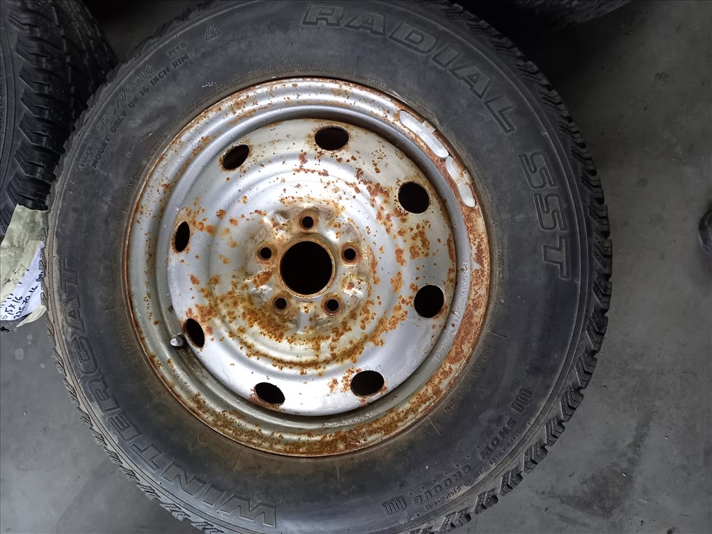 Fiat ducato 1-2-3 lemezfelni 5x118 6x15 195/70R15c nyárikkal sxx4 3. kép