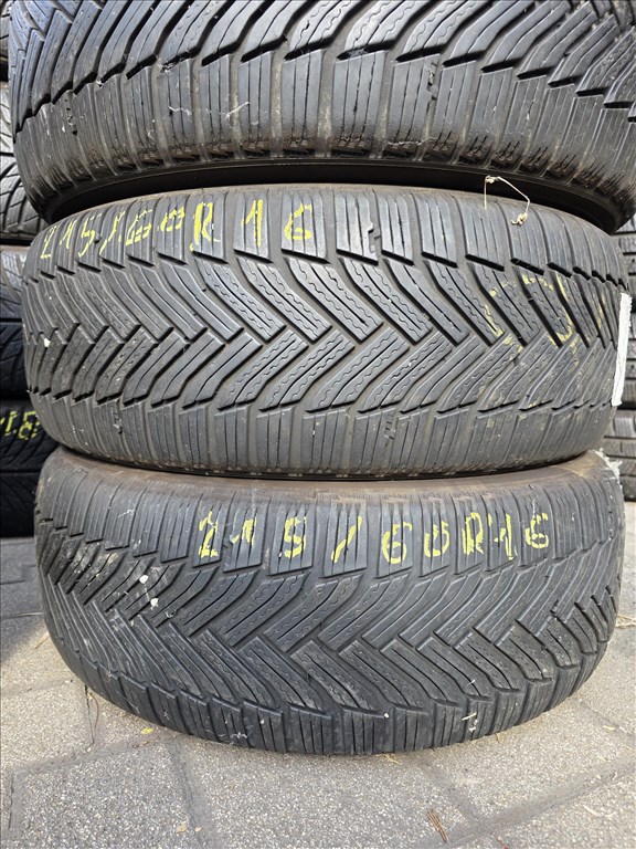  215/6016" újszerű Michelin alpin 6 téli gumi  2. kép