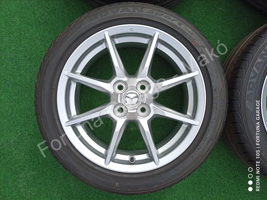 4x100 16" Mazda újszerű nyári kerékgarnitúra 3. kép