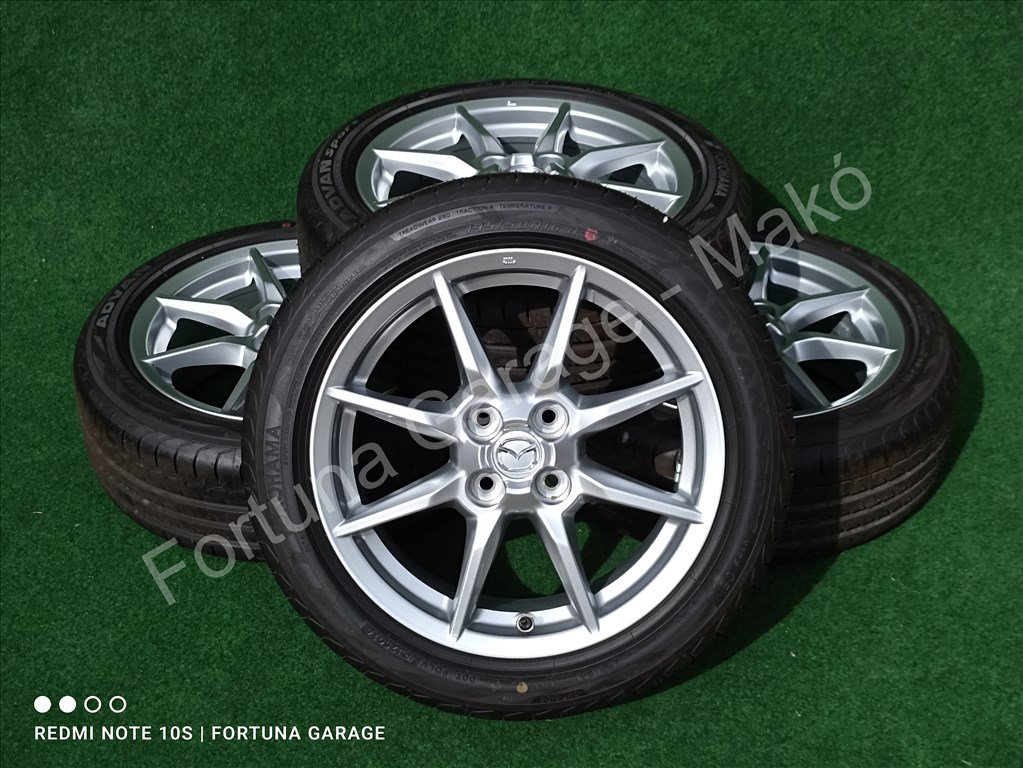 4x100 16" Mazda újszerű nyári kerékgarnitúra 1. kép