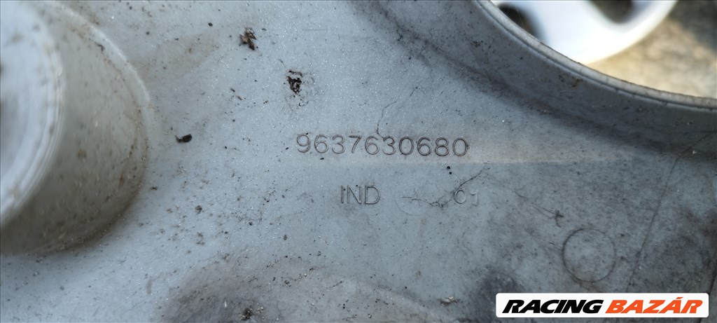 Peugeot Partner, 307, 207 stb gyári 15" dísztárcsa szett szép állapotban eladó!  9637630680 5. kép