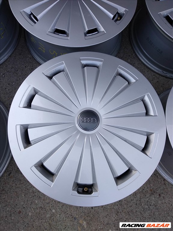 5x112 16 Gyári Audi alufelni dísztárcsával 64000ft a 4db/64/ 3. kép