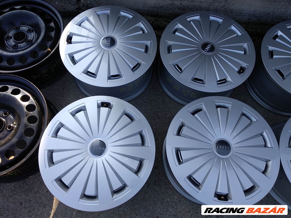 5x112 16 Gyári Audi alufelni dísztárcsával 64000ft a 4db/64/ 5. kép