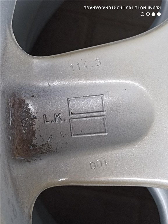 4x100 / 4x114,3 15" Titanium használt alufelni garnitúra 9. kép