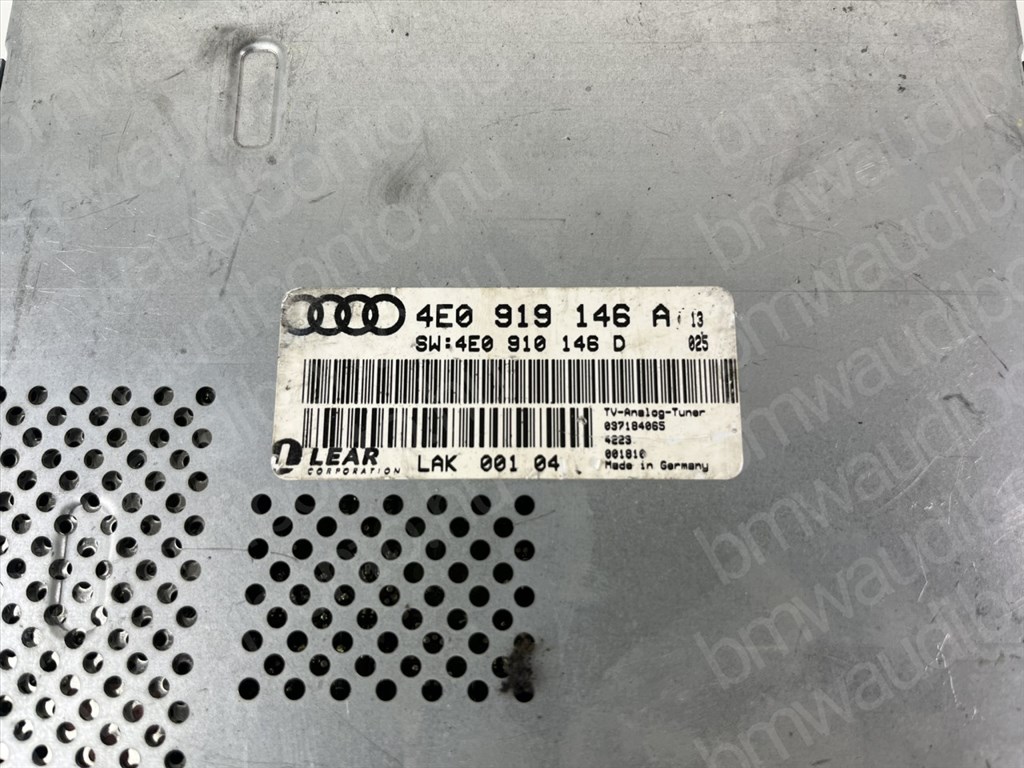 AUDI A6 C6 (4F2) Navigációs fejegység (4E0919146A) 2. kép