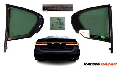 BMW 7-es sorozat F01/F02 hátsó oldalajtó háromszög ablak  51347177658 43r001090