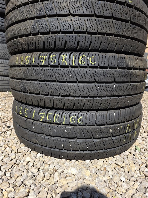  225/7516" C újszerű Barum snovanis 3  téli gumi  2. kép