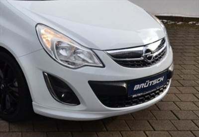 Opel corsa D facelift opc line első lökhárító alatti spoiler 