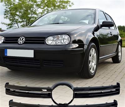 Volkswagen Golf IV gyári hűtő díszrács embléma nélkül 13251463 gm95952012