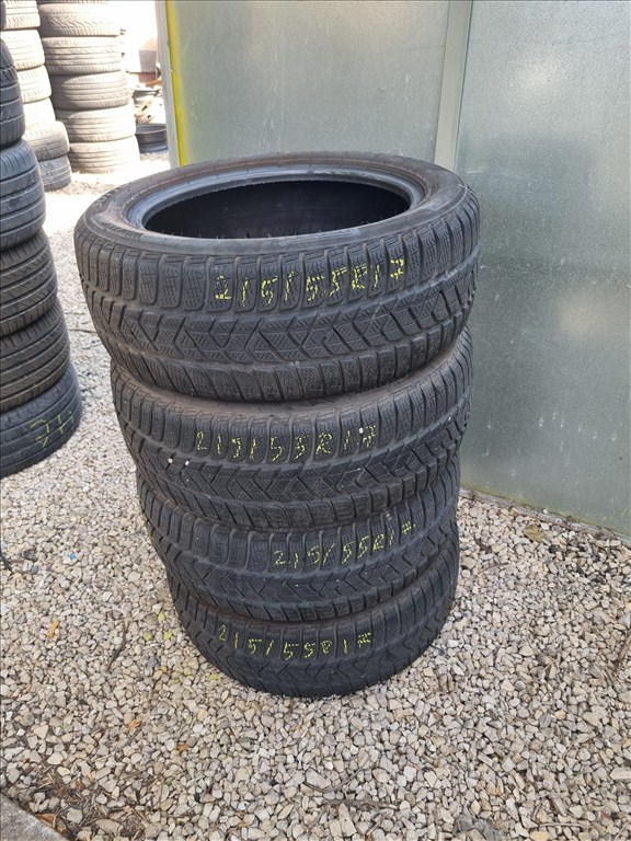  215/5517" újszerű Pirelli Sottozero 3 téli gumi 4db  1. kép