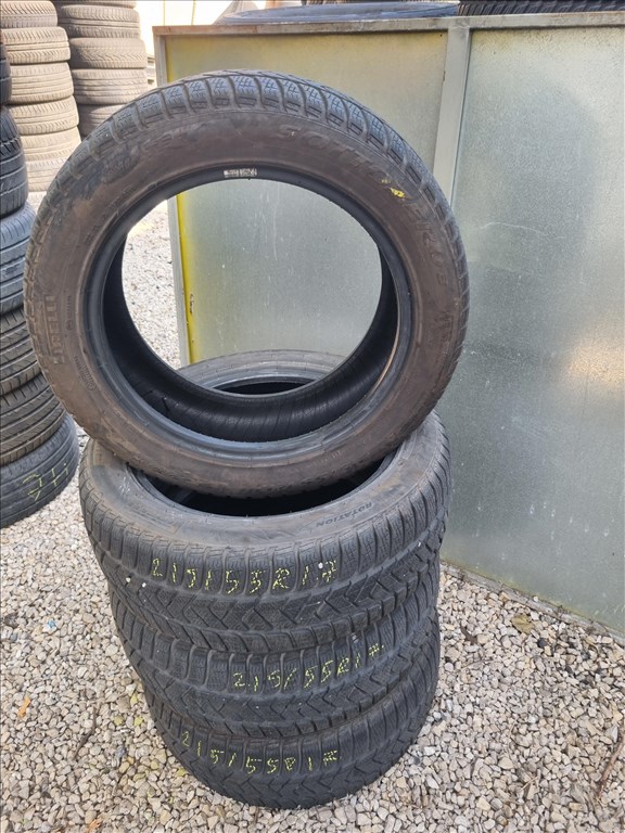  215/5517" újszerű Pirelli Sottozero 3 téli gumi 4db  2. kép