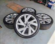 18" 5x112 VW "Bergamo" gyári alufelni szett téligumikkal!