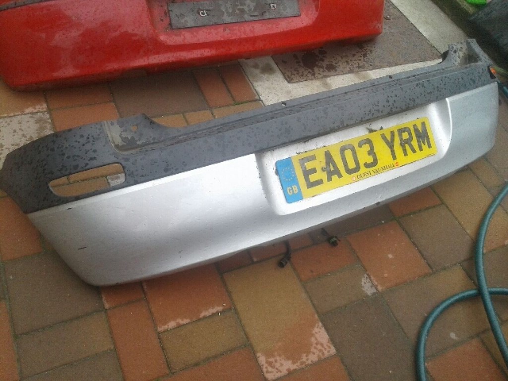 Opel Corsa C Hátsó Lökhárító (Üresen) ezüst 247 ,  1. kép