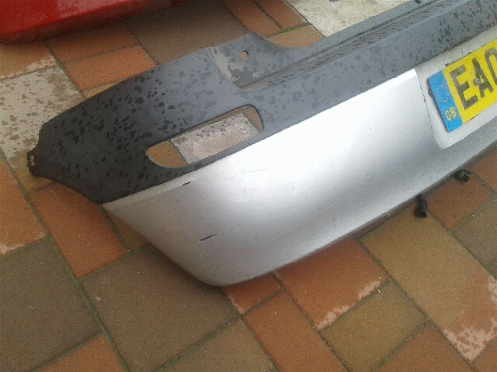 Opel Corsa C Hátsó Lökhárító (Üresen) ezüst 247 ,  2. kép