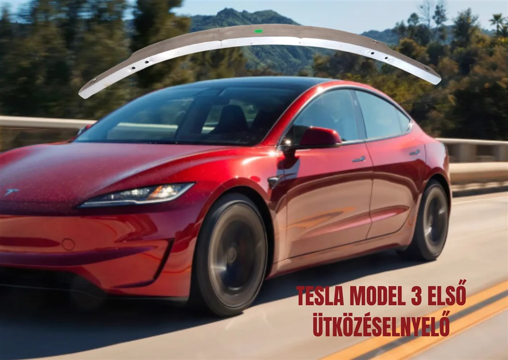 Tesla Model 3 első lökhárító felső merevítő  1100466700f 1. kép