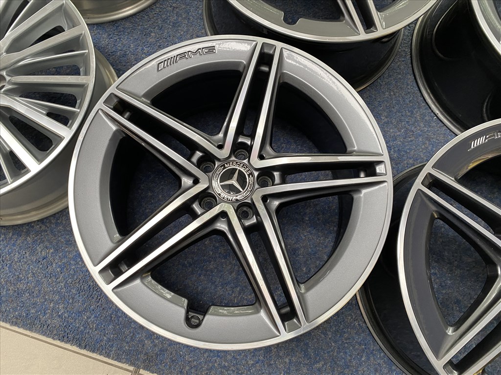 (3625) Mercedes 19 gyári alufelni felni, 5x112, AMG, CLA 43 5. kép